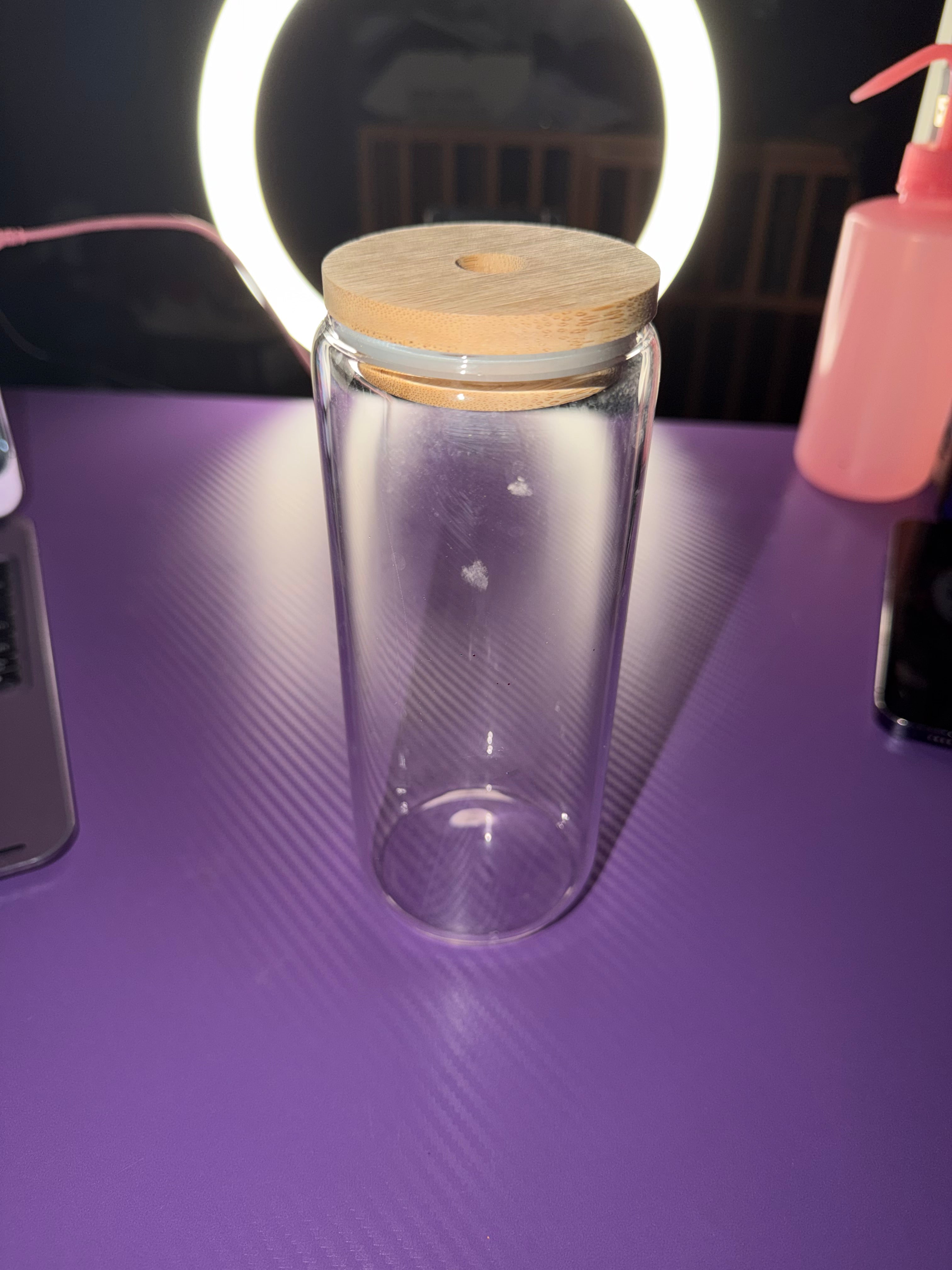 20 ounce glass cups (wrap only)