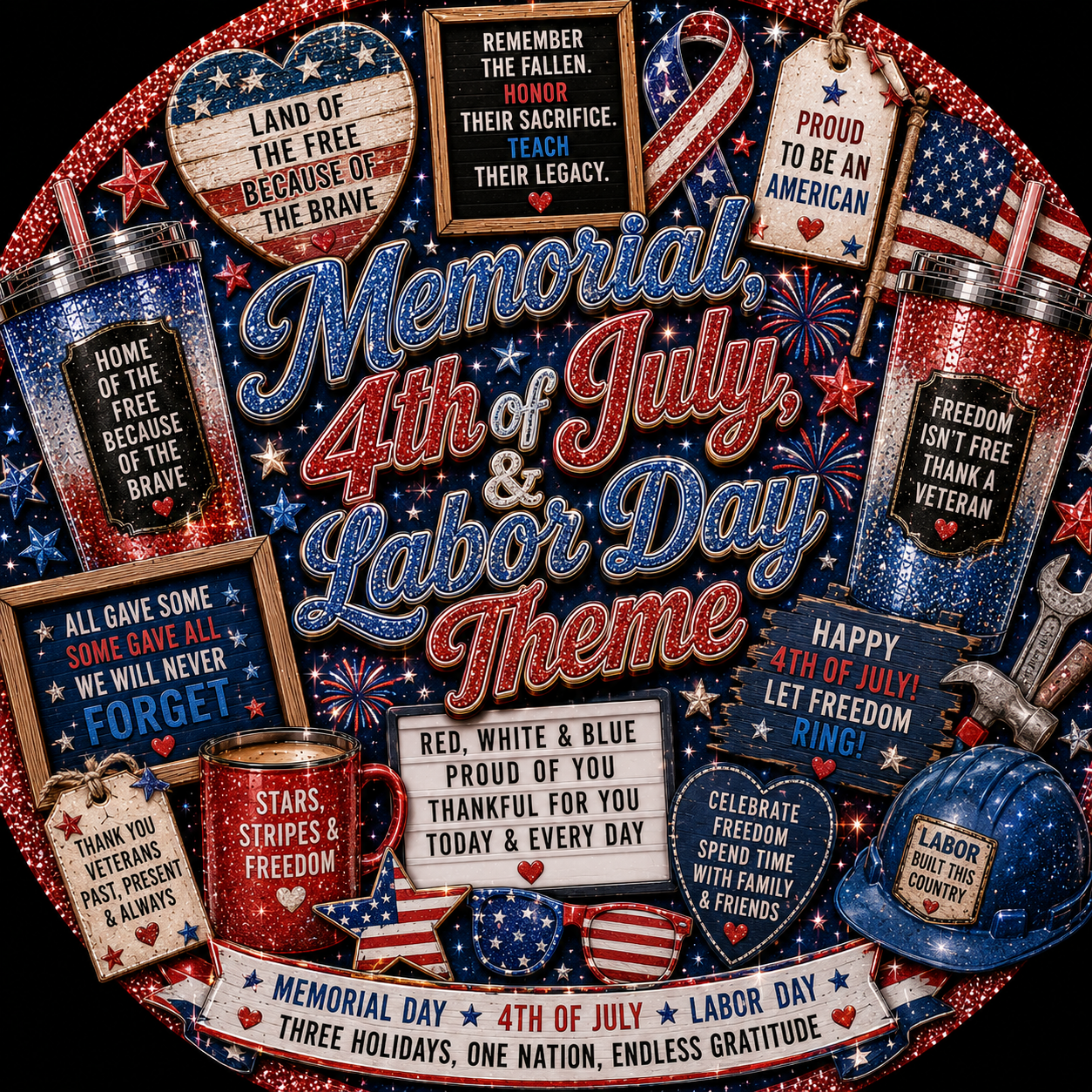 Memorial/4th/Labor Day